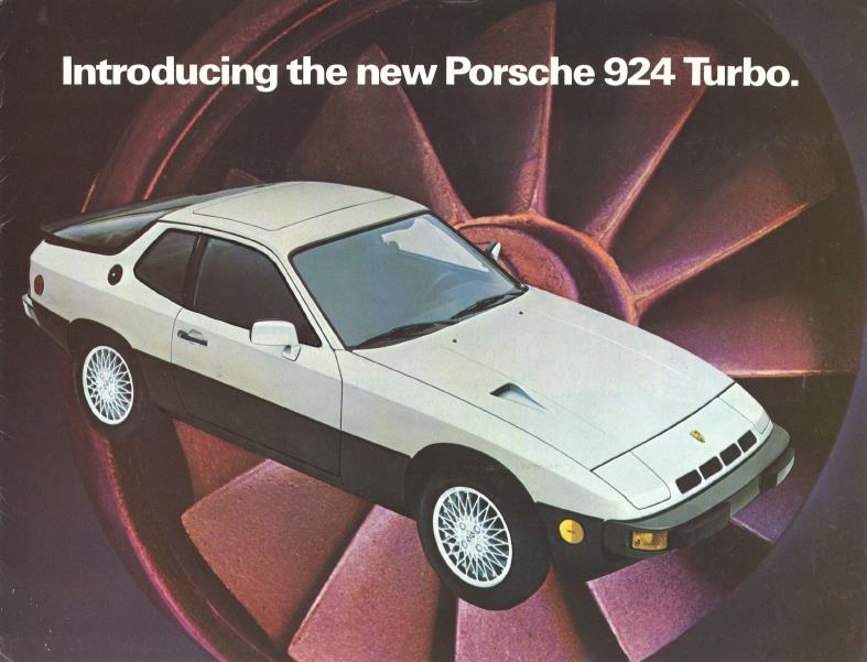 Рекламный буклет Porsche 924 Turbo US